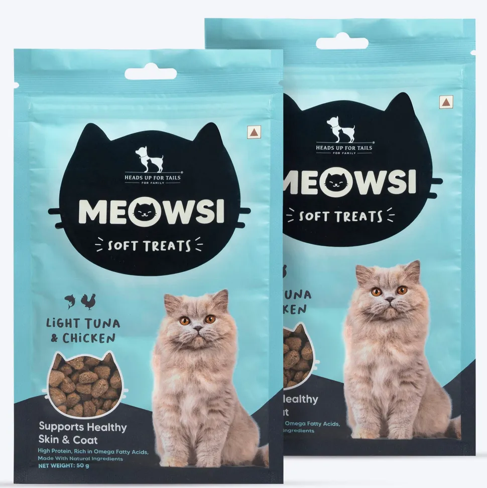 Meowsi Light Tuna & Chicken Soft Cat Treats 50g