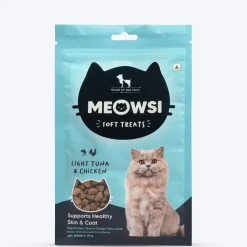 Meowsi Light Tuna & Chicken Soft Cat Treats 50g