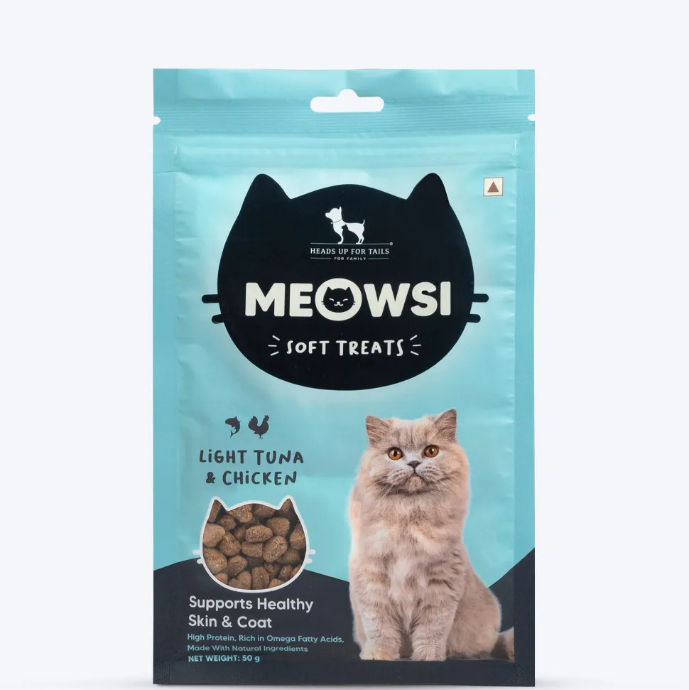 Meowsi Light Tuna & Chicken Soft Cat Treats 50g