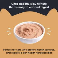 Meowsi Skin & Coat Salmon & Chicken Mousse Wet Cat Food 70g