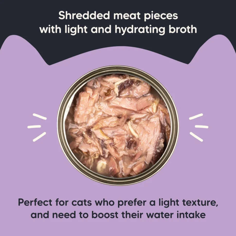 Meowsi Tuna & Chicken in Broth Wet Cat Food Can 80g