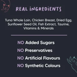 Meowsi Tuna & Chicken in Broth Wet Cat Food Grain-Free 80g