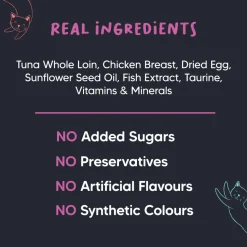 Meowsi Tuna & Chicken Mousse Wet Cat Food Grain-Free 80g