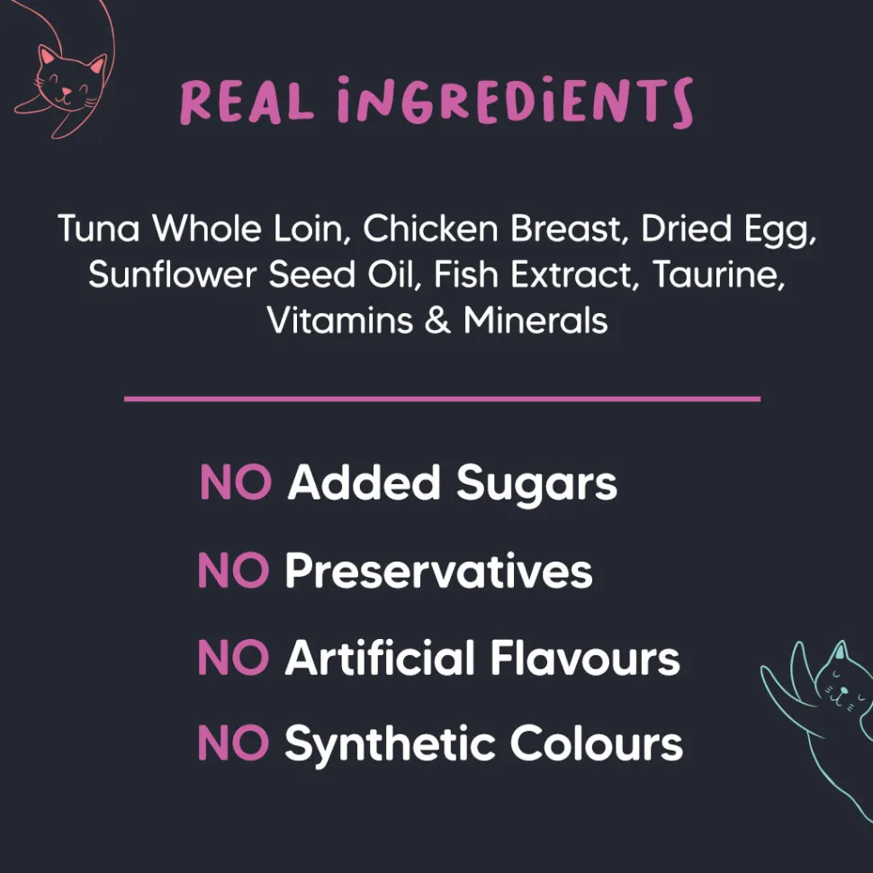 Meowsi Tuna & Chicken Mousse Wet Cat Food Grain-Free 80g