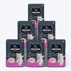 Meowsi Tuna & Chicken Mousse Wet Cat Food Grain-Free 80g