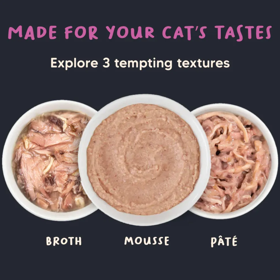 Meowsi Tuna & Chicken Mousse Wet Cat Food Grain-Free 80g
