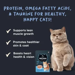 Meowsi Tuna & Chicken Pâté Wet Cat Food Grain-Free 80g