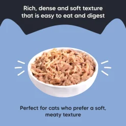 Meowsi Tuna & Chicken Pâté Wet Cat Food Grain-Free 80g