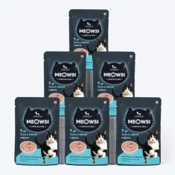 Meowsi Tuna & Shrimp in Broth Wet Cat Food Grain-Free 80g