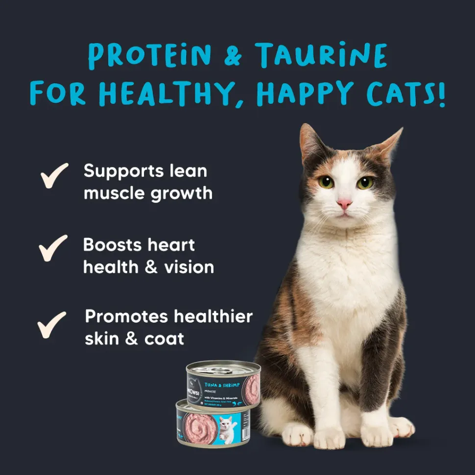 Meowsi Tuna & Shrimp Mousse Canned Wet Cat Food 80g