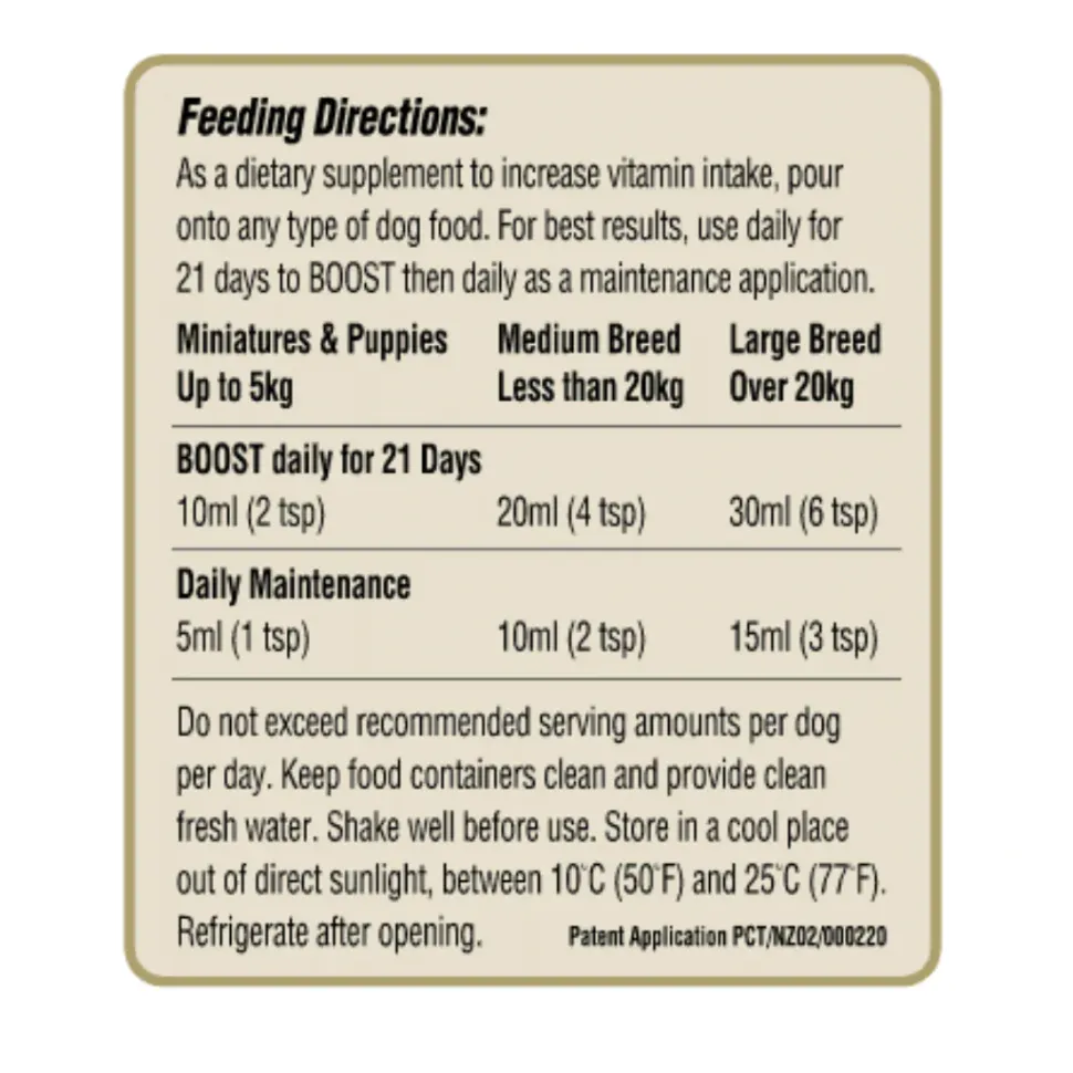 My Beau Vitamin & Mineral Supplement For Dogs