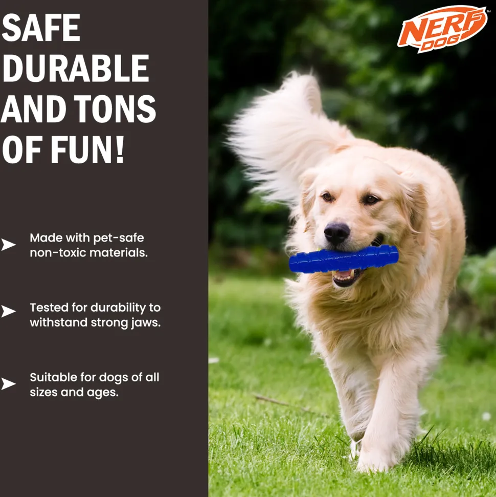 NERF DOG Squeak Stick Interactive Toy For Dog - Blue