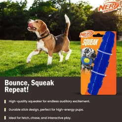 NERF DOG Squeak Stick Interactive Toy For Dog - Blue