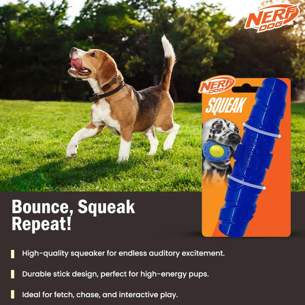 NERF DOG Squeak Stick Interactive Toy For Dog - Blue