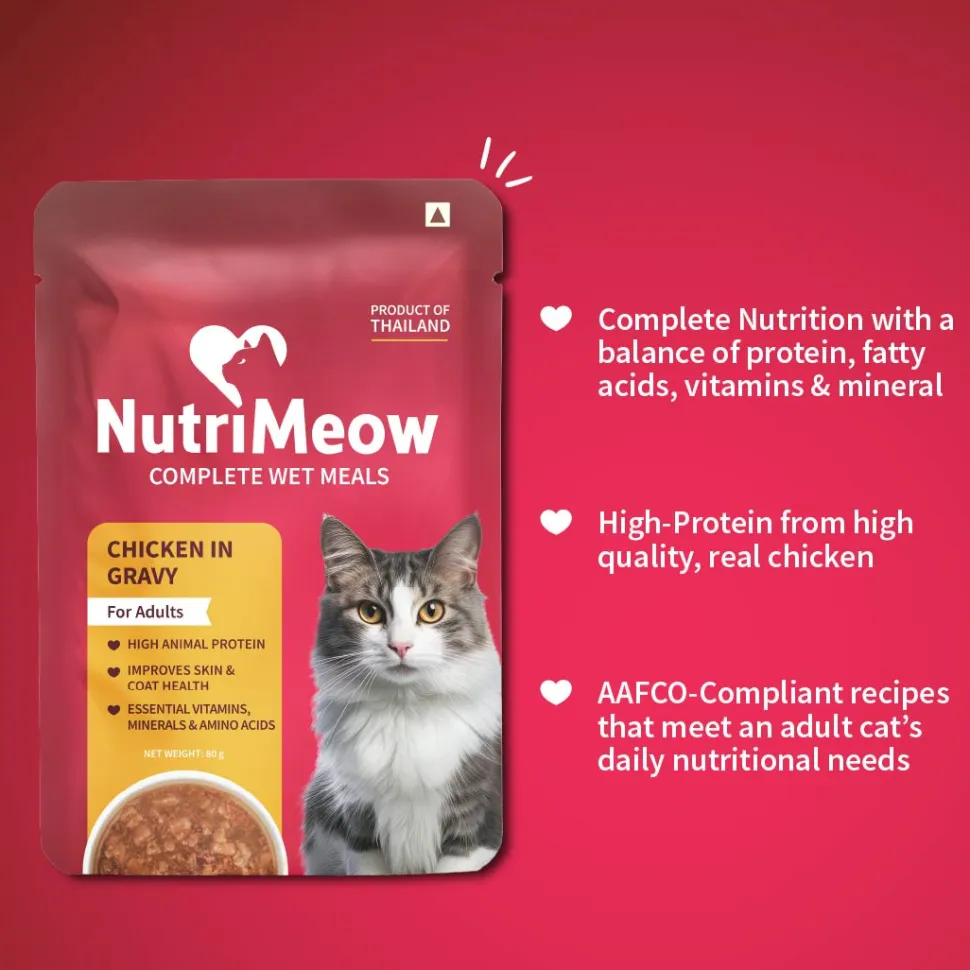 Nutrimeow Adult Cat Chicken & Tuna Meal Combo