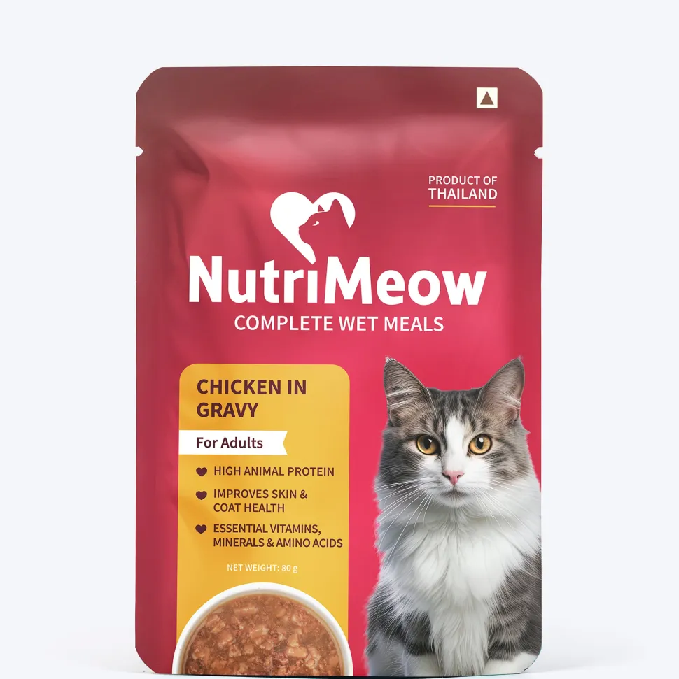 NutriMeow Adult Cat Food Trial Pack of 2 (80 gm each)