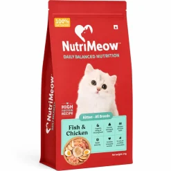 Nutrimeow Chicken & Fish Dry Food For Kitten