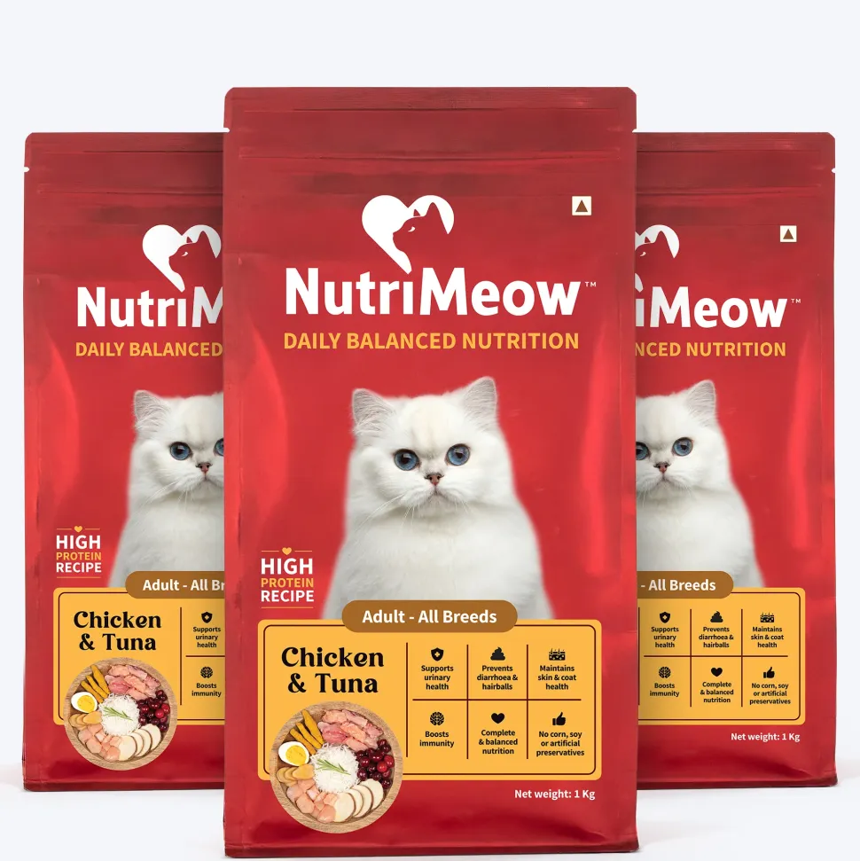 Nutrimeow Chicken & Tuna Dry Food For Adult Cat