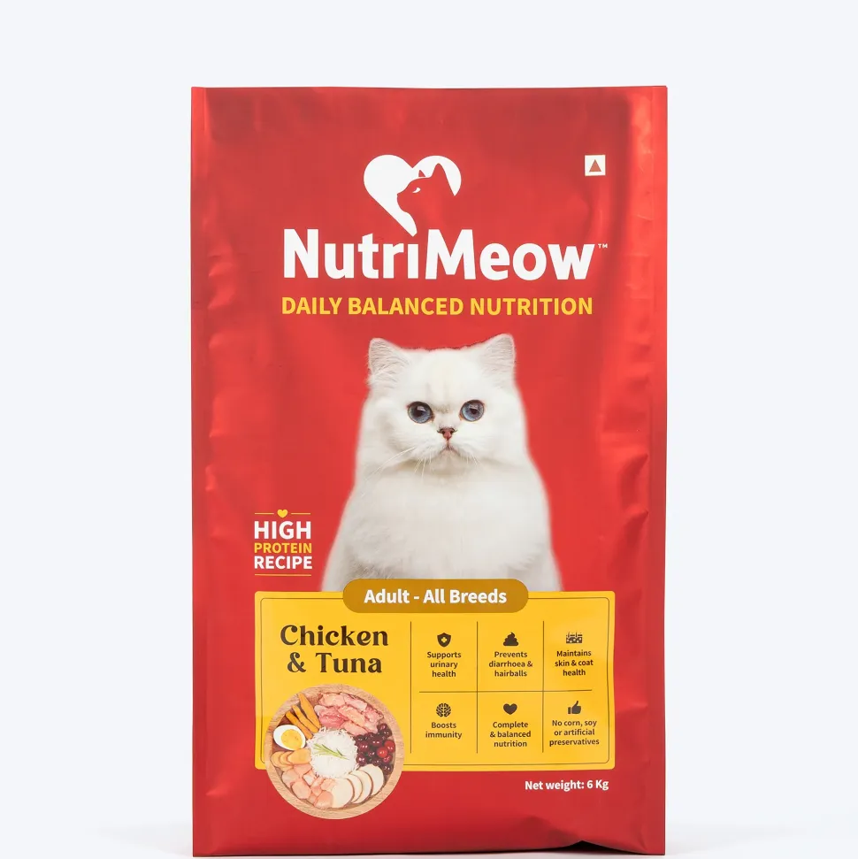 Nutrimeow Chicken & Tuna Dry Food For Adult Cat