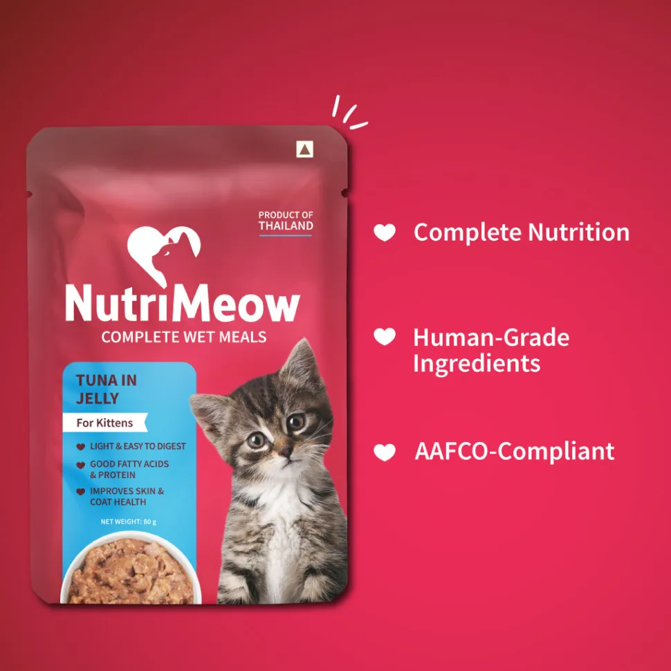 NutriMeow Kitten Food Trial Pack of 2 (80 gm each)