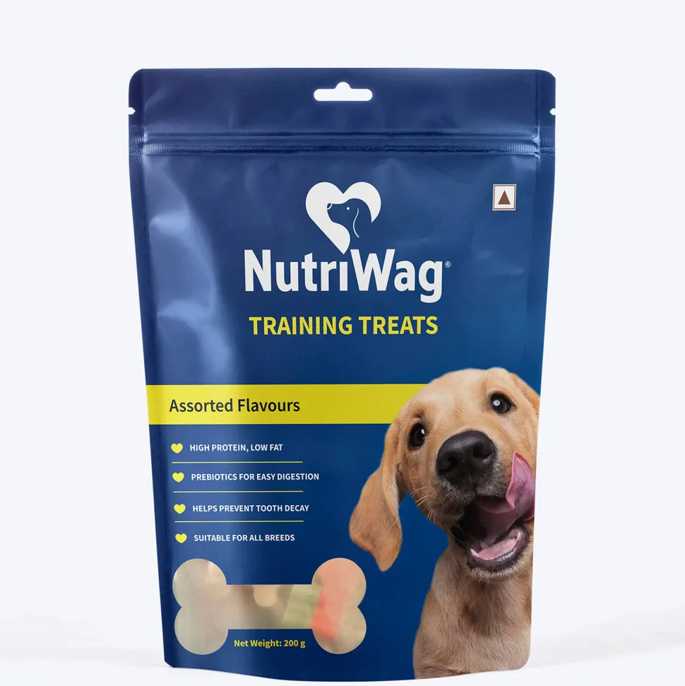 NutriWag Assorted Training Bites Treats For Dog - 200 gm