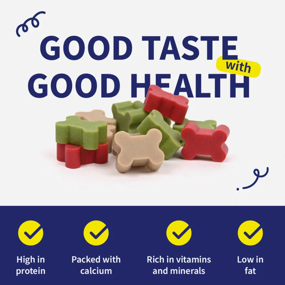 NutriWag Assorted Training Bites Treats For Dog - 200 gm