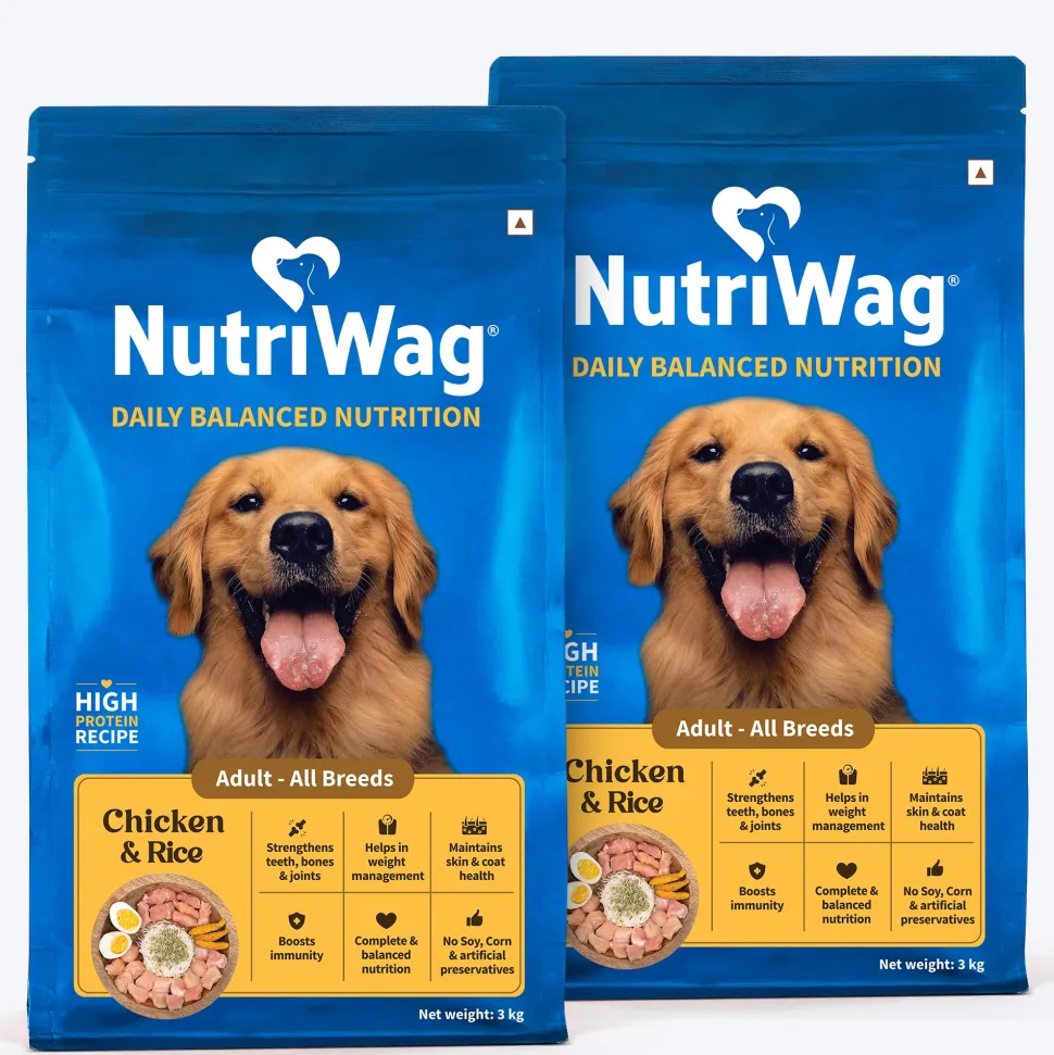 NutriWag Chicken & Rice Dry Food For Adult Dog