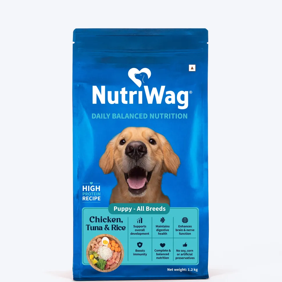 NutriWag Chicken, Tuna & Rice Dry Food For Puppy
