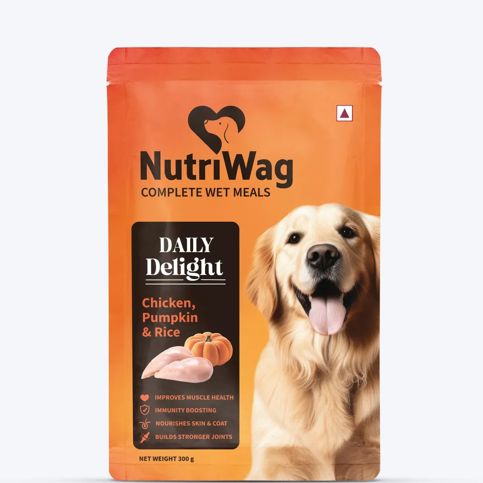 NutriWag Complete Wet Meals With Chicken, Rice & Pumpkin For Dog