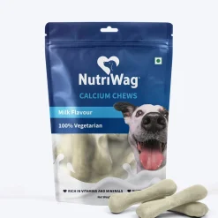 NutriWag Milk Calcium Chew Bones Treats For Dog