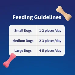NutriWag Strawberry Calcium Chew Bones Treats For Dog