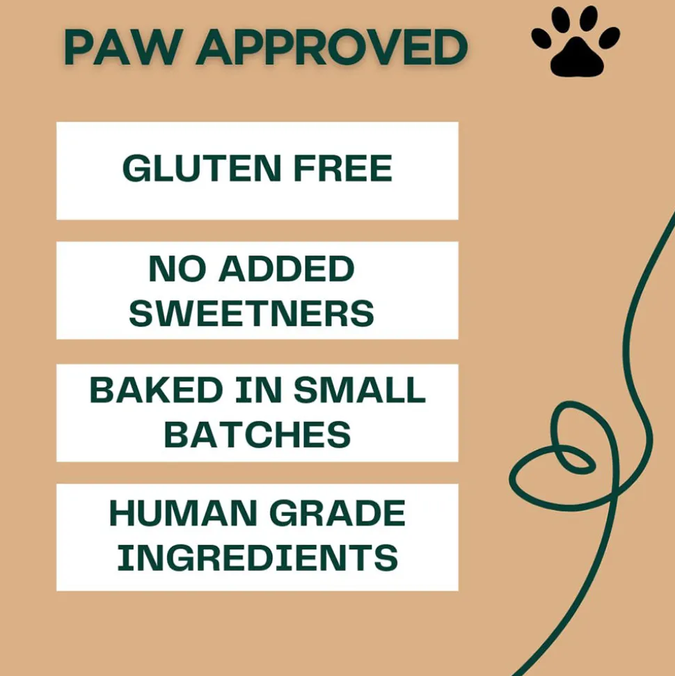 Paws For Greens Vegan Carrot & Pumpkin Treats For Dog - 100 gm