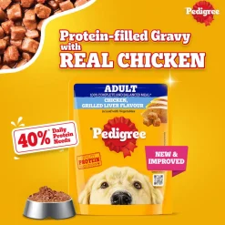 Pedigree Chicken Grilled Liver Flavour In Loaf With Vegetables Adult Dog Wet Food - 70 gm Packs