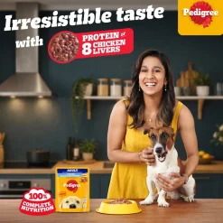 Pedigree Chicken Grilled Liver Flavour In Loaf With Vegetables Adult Dog Wet Food - 70 gm Packs