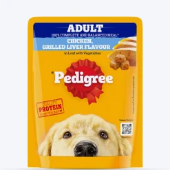 Pedigree Chicken Grilled Liver Flavour In Loaf With Vegetables Adult Dog Wet Food - 70 gm Packs