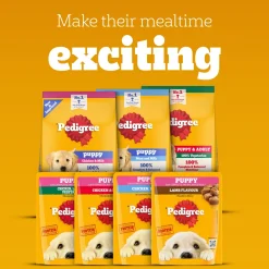 Pedigree Chicken & Liver Chunks In Gravy New Born Puppy Wet Food - 2.1 kg (30x0.07 kg)