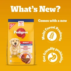 Pedigree Chicken & Vegetables Dry Food For Adult Dog