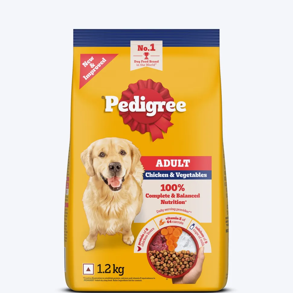Pedigree Chicken & Vegetables Dry Food For Adult Dog