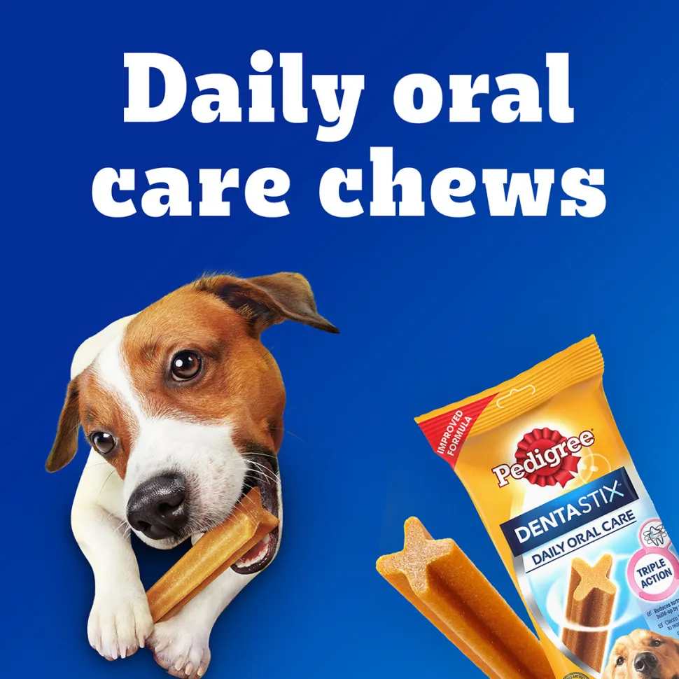 Pedigree Dentastix Oral Care Dog Treat Weekly Pack For Large Breed - 270 g