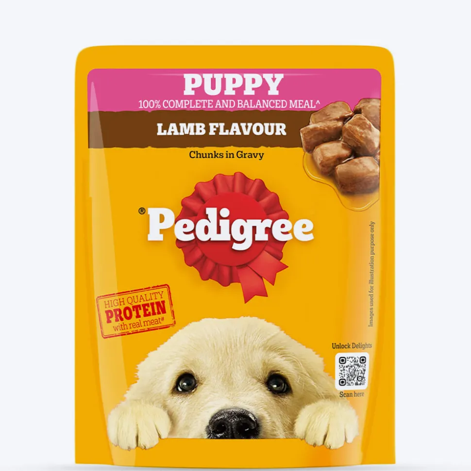 Pedigree Lamb Chunks In Gravy Puppy Wet Food - 70 g