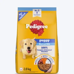 Pedigree Meat & Milk Puppy Dry Dog Food (Contains 37 Essential Nutrients)
