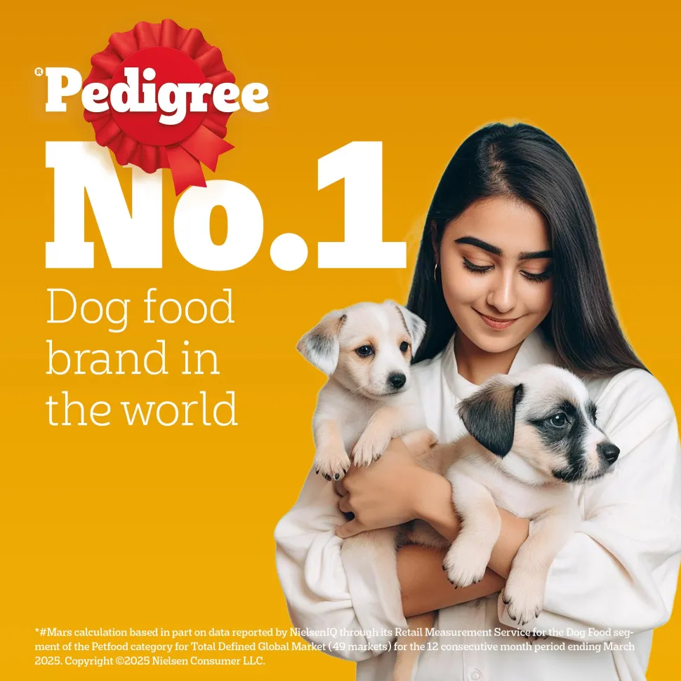 Pedigree Meat & Milk Puppy Dry Dog Food (Contains 37 Essential Nutrients)