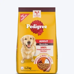 Pedigree Meat & Rice Dry Food For Adult Dog