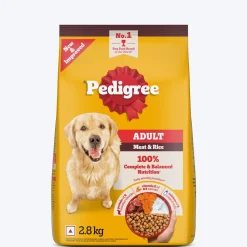 Pedigree Meat & Rice Dry Food For Adult Dog