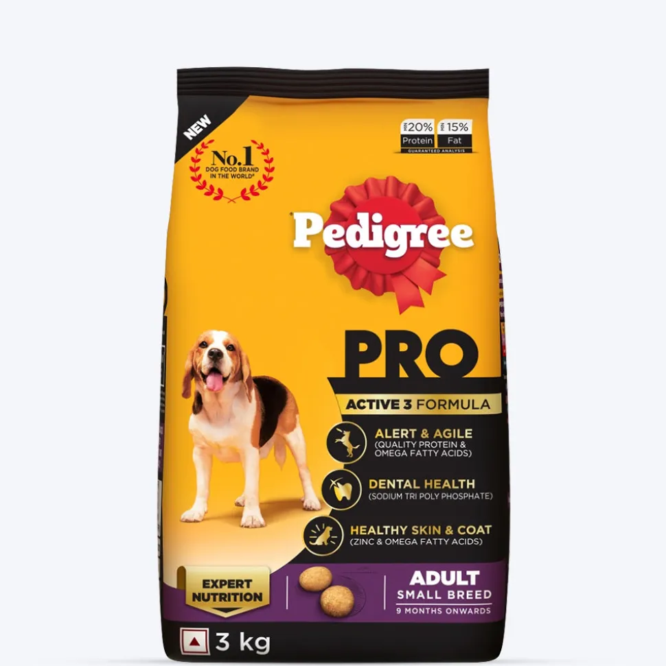 Pedigree PRO Adult Small Breed (9 Months Onwards) Dry Dog Food - (Expert Nutrition)