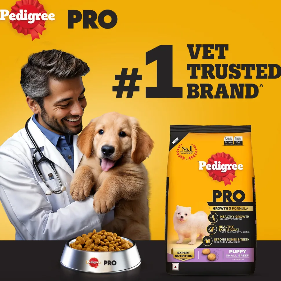 Pedigree PRO Expert Nutrition Small Breed (2-9 Months) Dry Puppy Food