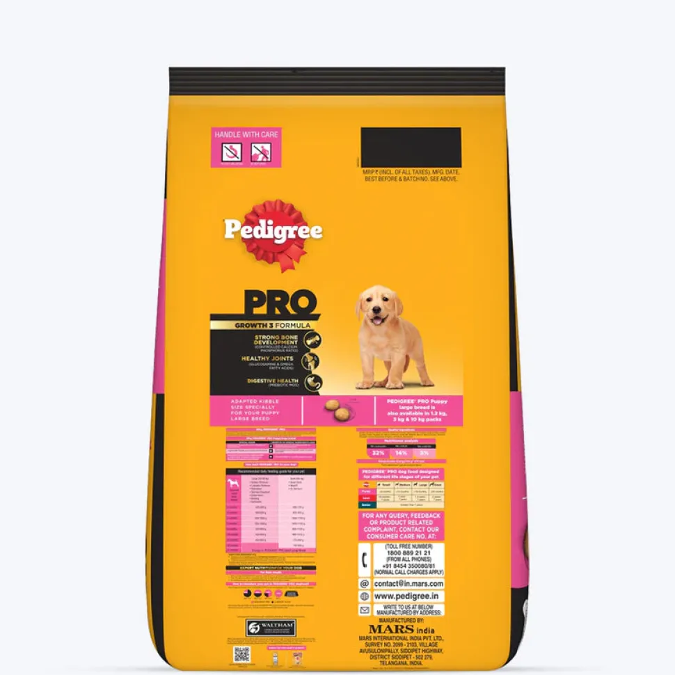 Pedigree PRO Expert Nutrition Puppy Large Breed Dry Dog Food (3-18 Months)