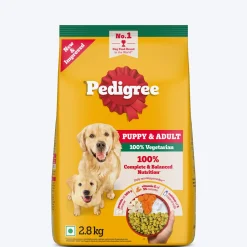 Pedigree 100% Vegetarian Dry Food For Adult Dog & Puppy
