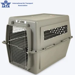 Petmate Sky Kennel Carrier For Dog & Cat - Light Grey