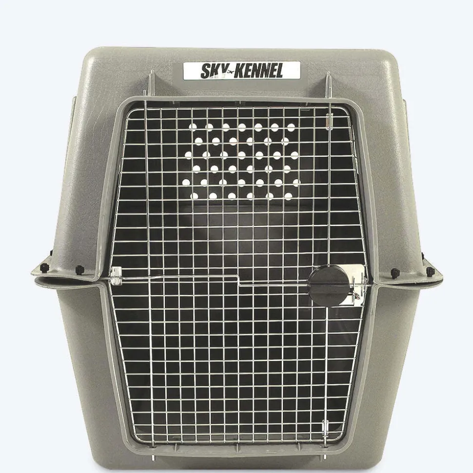 Petmate Sky Kennel Carrier For Dog & Cat - Light Grey